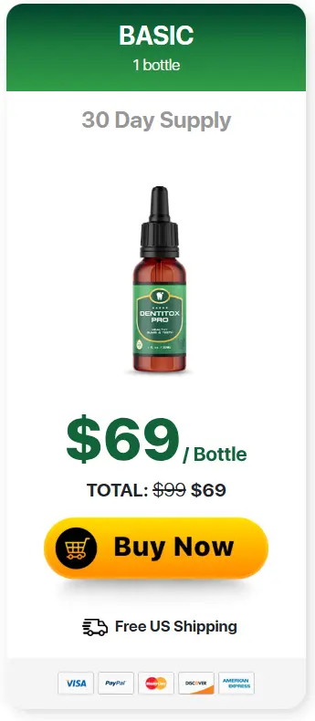 Dentitox Pro one bottle