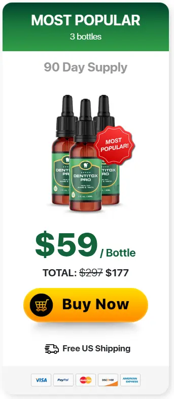 Dentitox Pro three bottles order