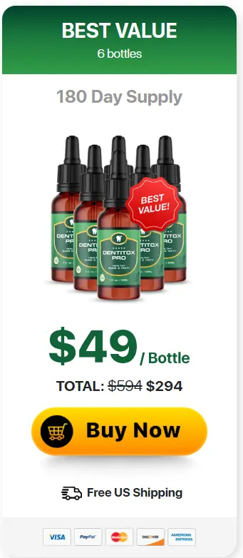 Dentitox Pro 6 bottles